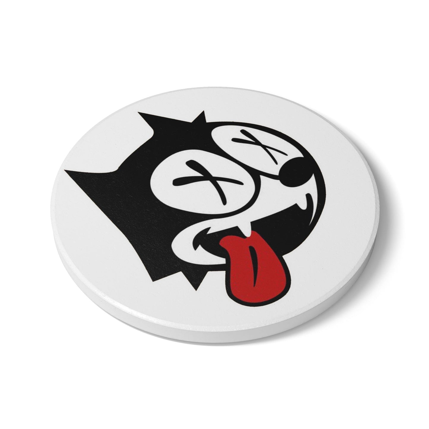 Felix Cat Dead Mug Cup Coaster