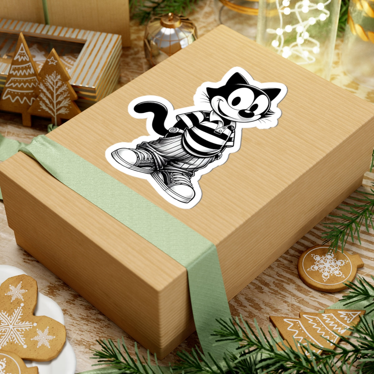 Felix Cat Cool Kiss-Cut Stickers