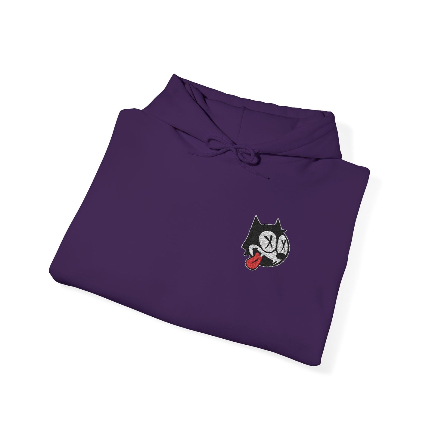 Felix Cat Dead Embroidered Hoodie
