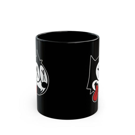Felix Cat Dead Black Mug