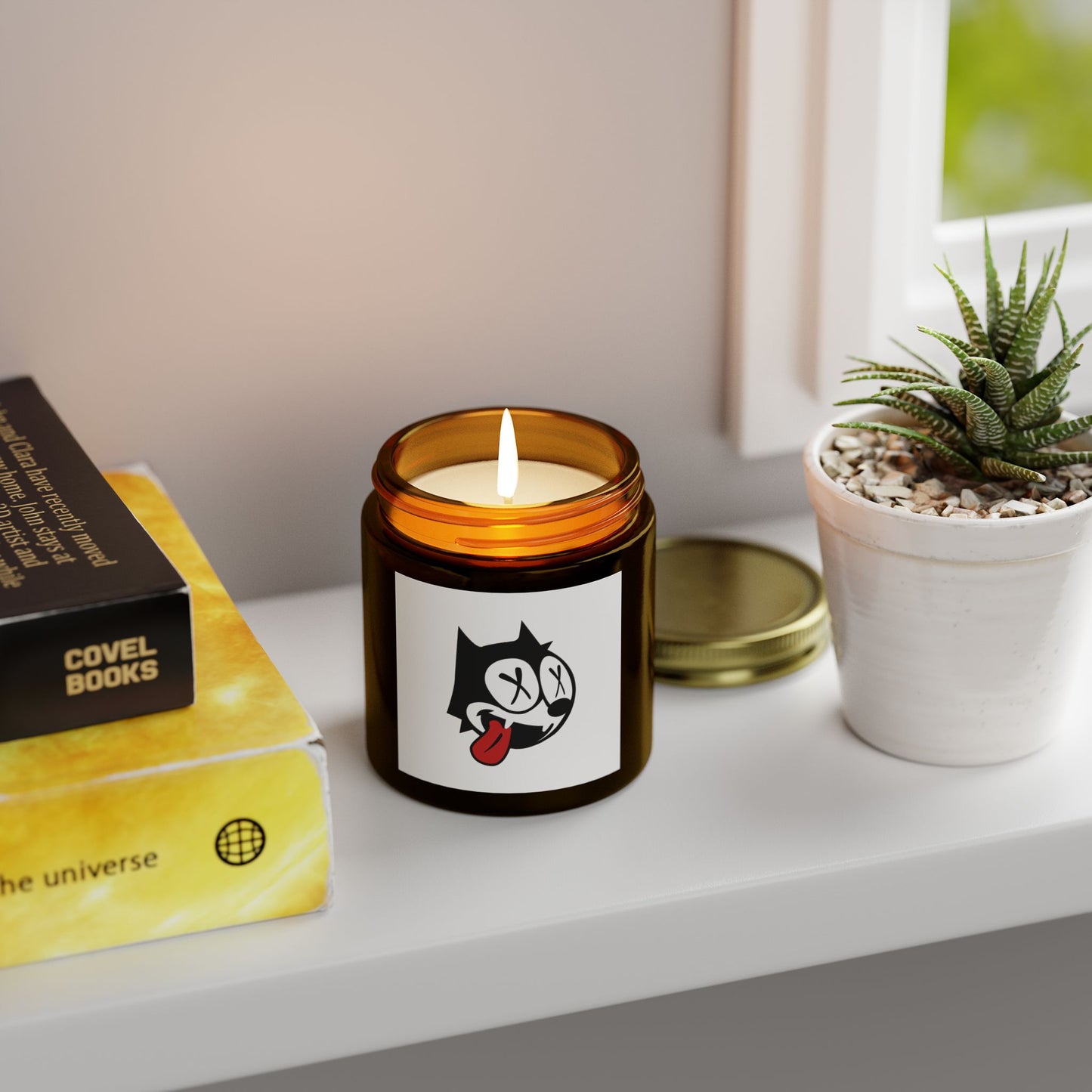 Felix Cat Scented Candles - Coconut Apricot Wax