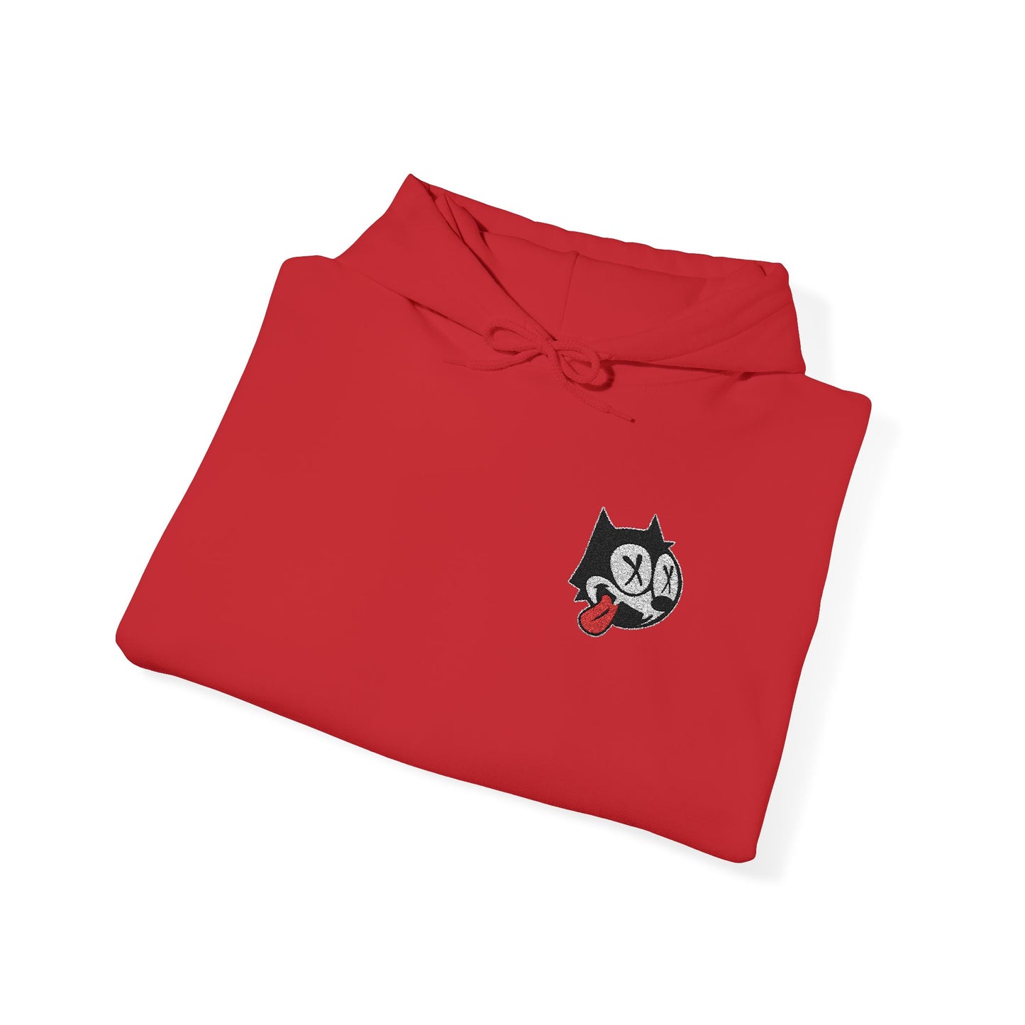 Felix Cat Dead Embroidered Hoodie