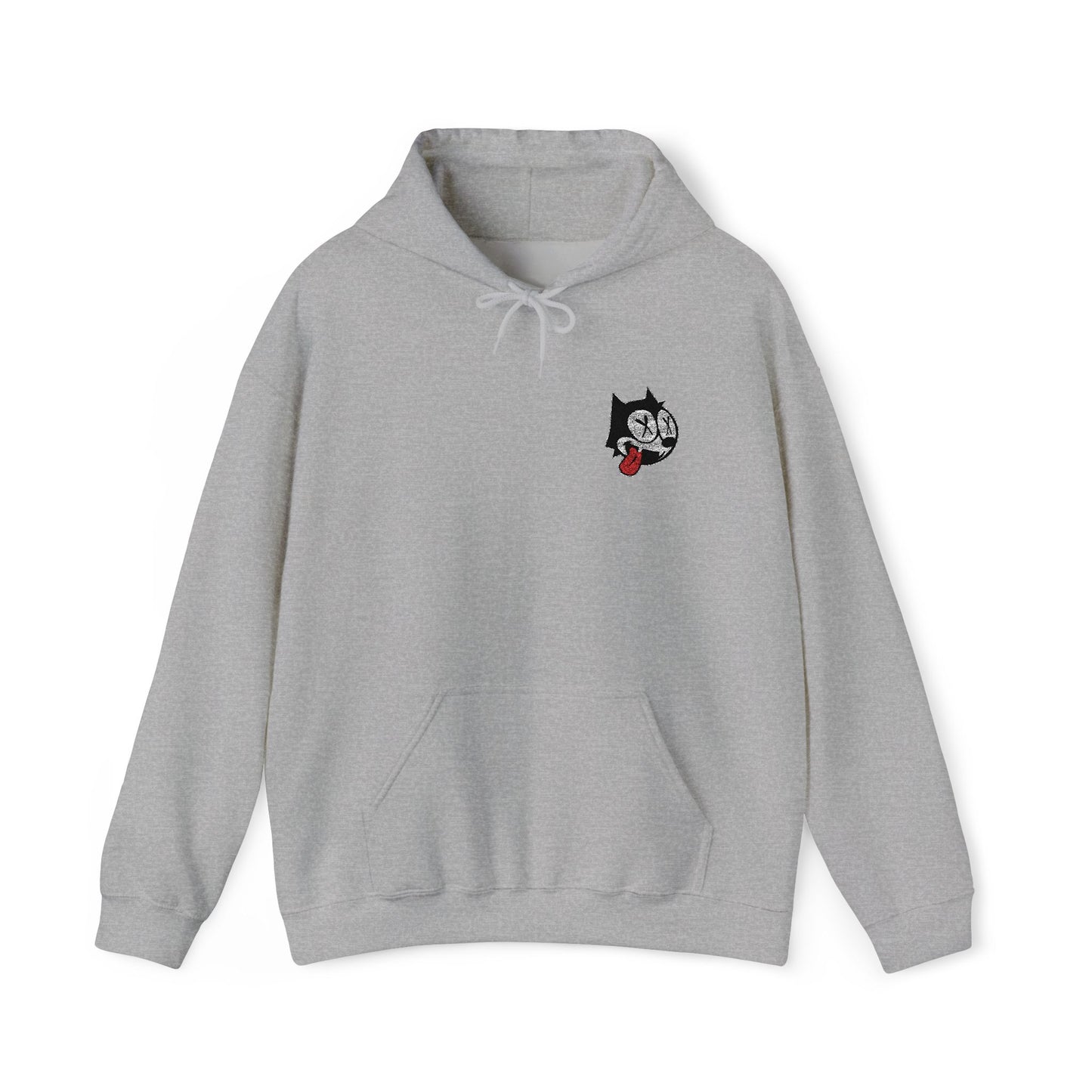 Felix Cat Dead Embroidered Hoodie