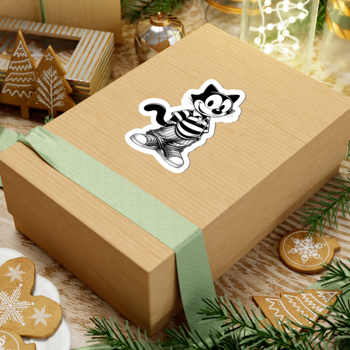 Felix Cat Cool Kiss-Cut Stickers