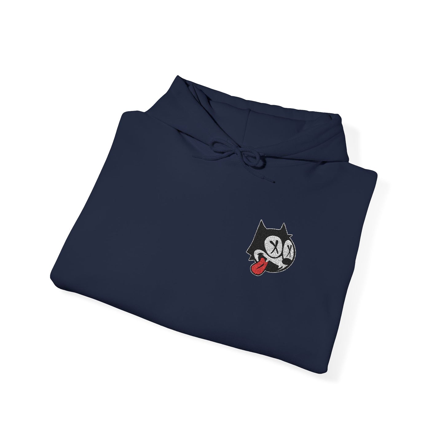 Felix Cat Dead Embroidered Hoodie