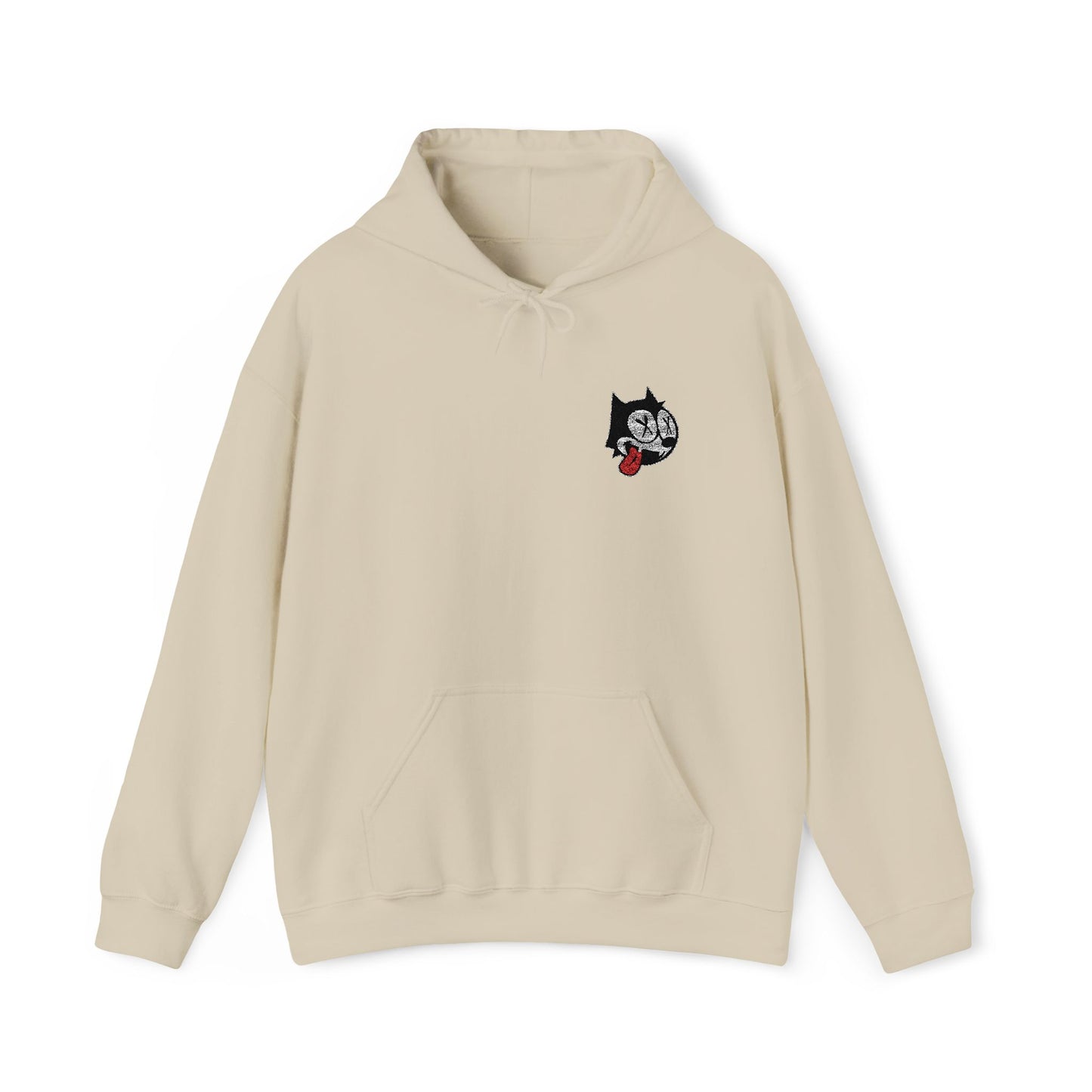 Felix Cat Dead Embroidered Hoodie