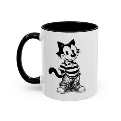Felix Cat Cool Mug with Color Inside