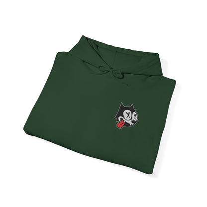 Felix Cat Dead Embroidered Hoodie