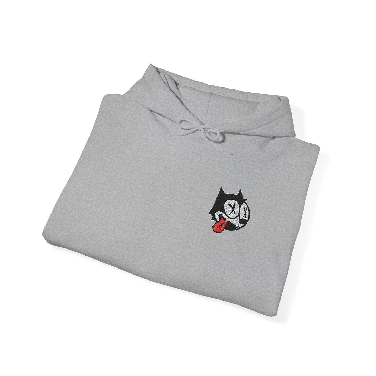 Felix Cat Dead Embroidered Hoodie
