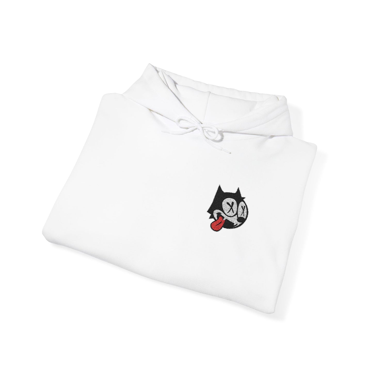 Felix Cat Dead Embroidered Hoodie
