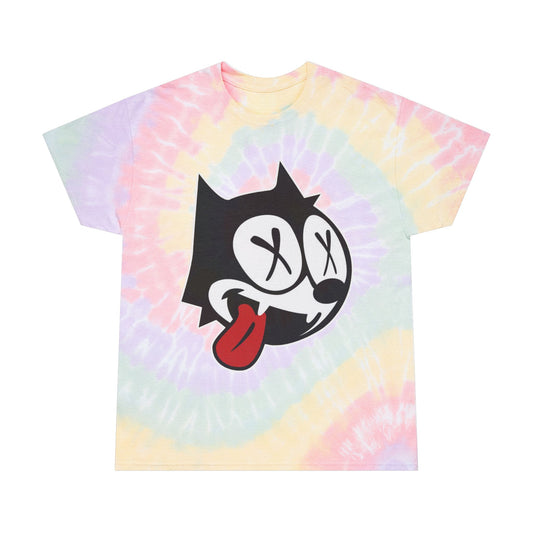 Felix the Cat Spiral Tie-Dye T-Shirt