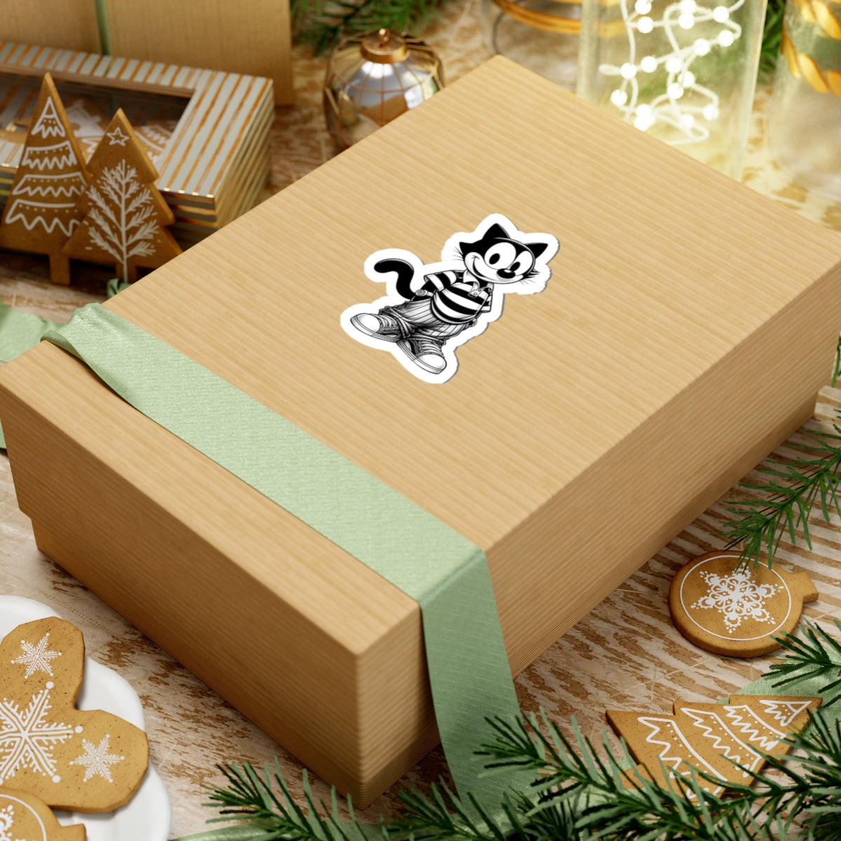 Felix Cat Cool Kiss-Cut Stickers