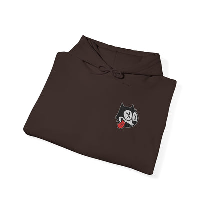 Felix Cat Dead Embroidered Hoodie