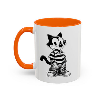 Felix Cat Cool Mug with Color Inside