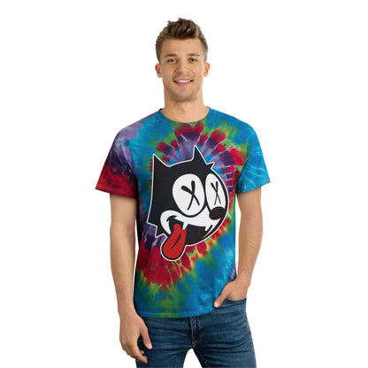 Felix the Cat Spiral Tie-Dye T-Shirt