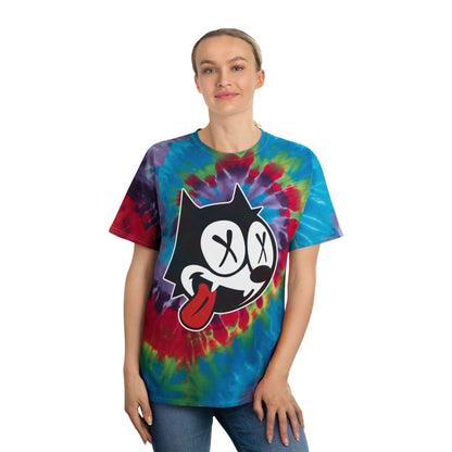 Felix the Cat Spiral Tie-Dye T-Shirt