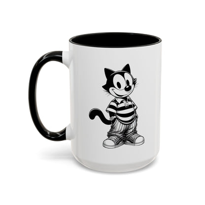 Felix Cat Cool Mug with Color Inside