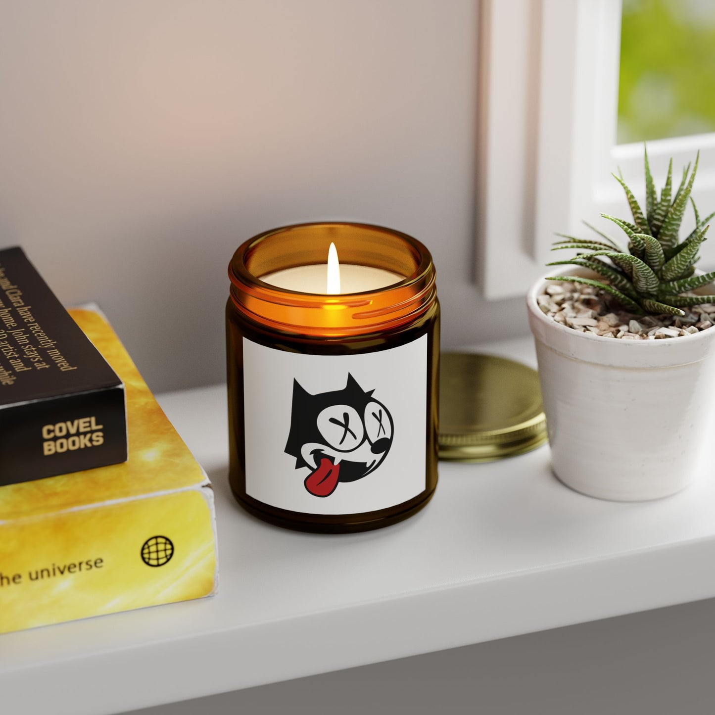 Felix Cat Scented Candles - Coconut Apricot Wax