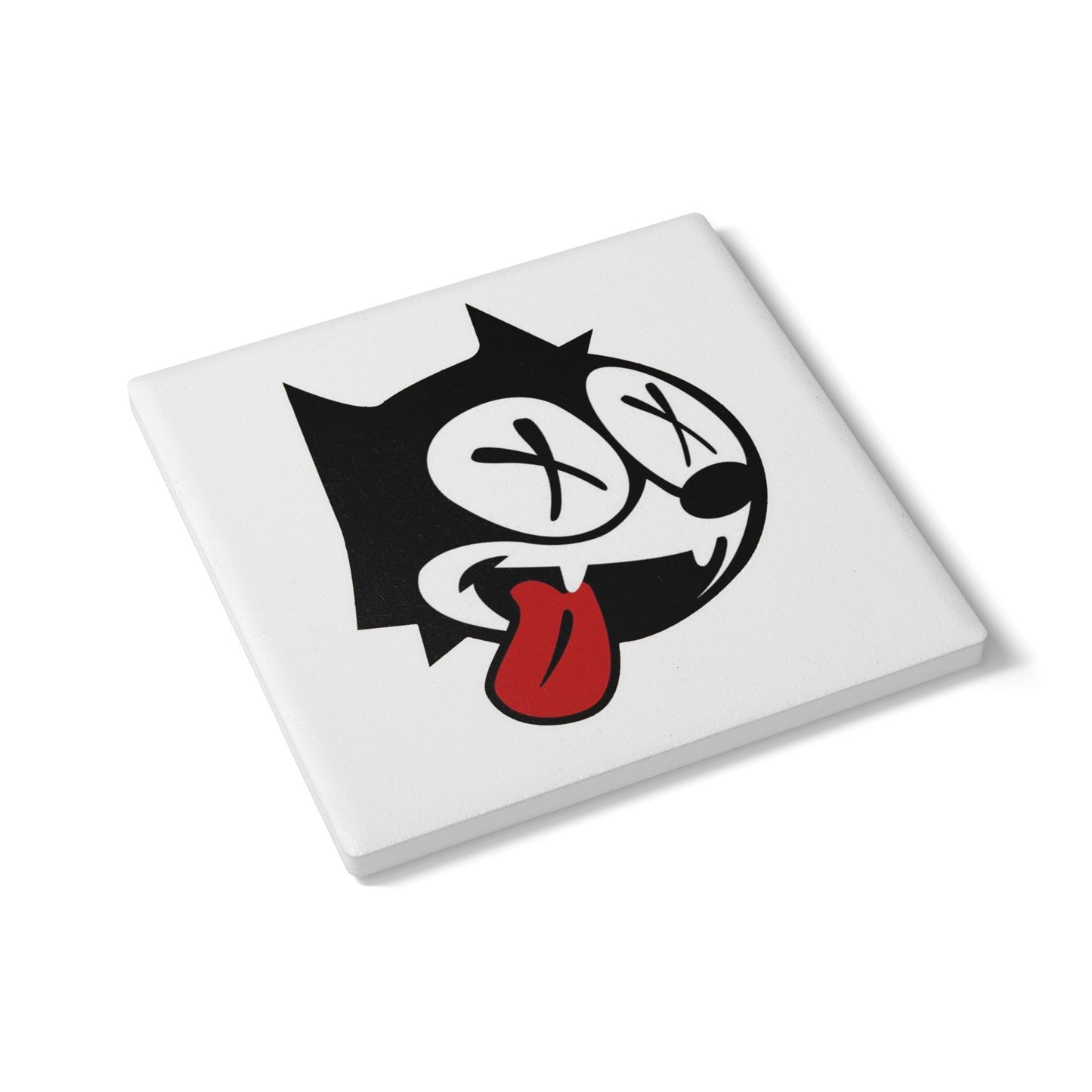 Felix Cat Dead Mug Cup Coaster