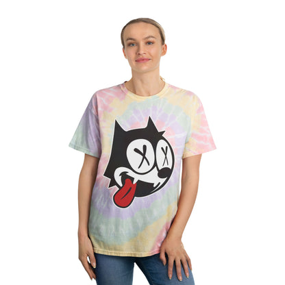 Felix the Cat Spiral Tie-Dye T-Shirt