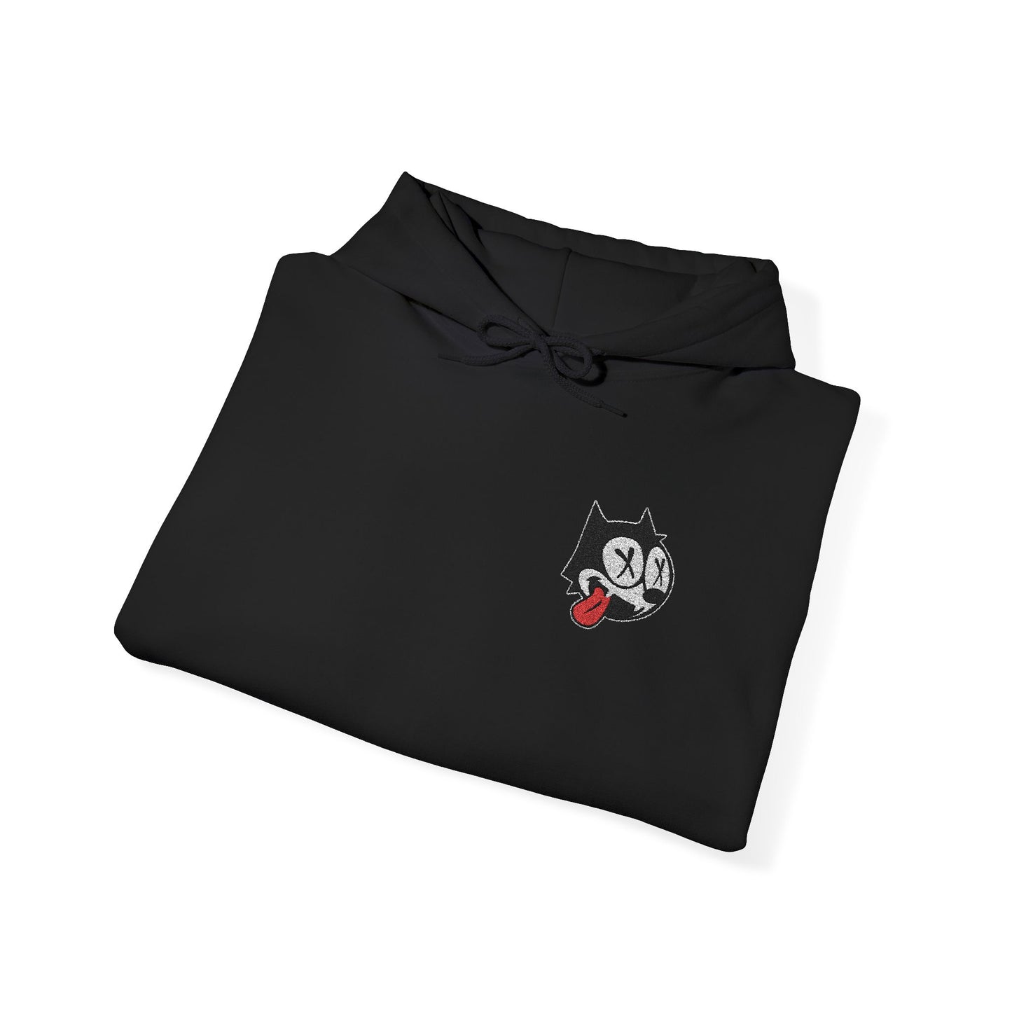 Felix Cat Dead Embroidered Hoodie