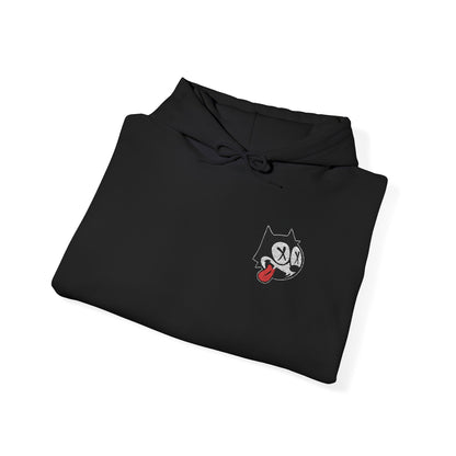 Felix Cat Dead Embroidered Hoodie