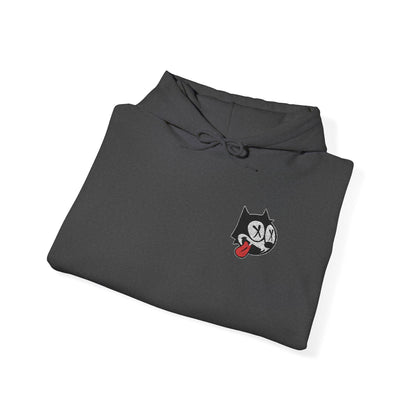 Felix Cat Dead Embroidered Hoodie